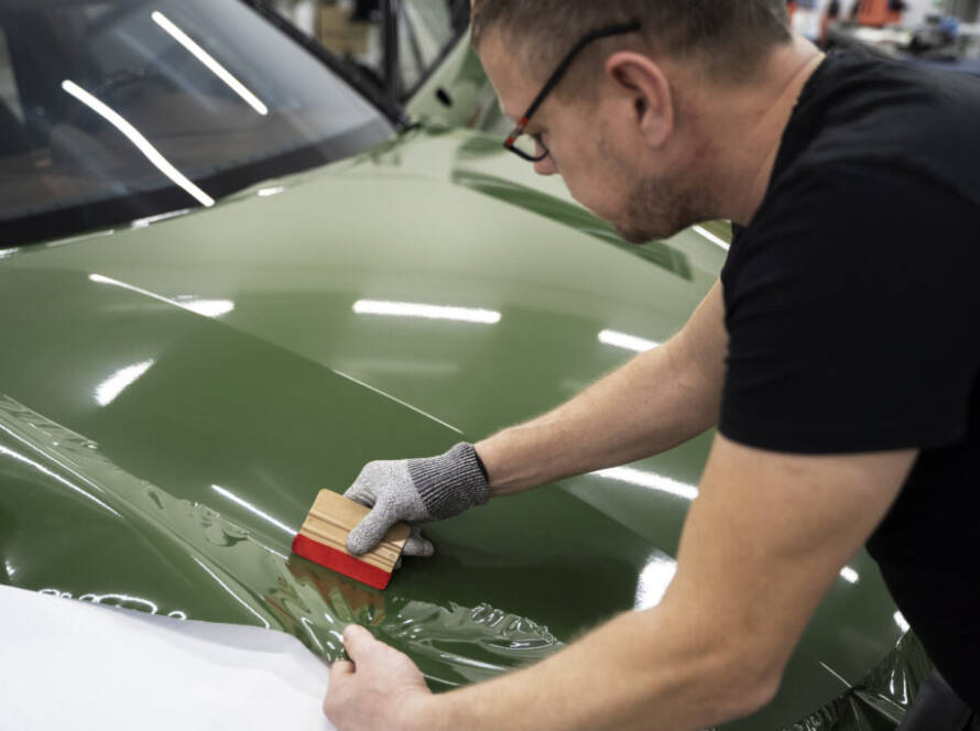Professional car vinyl wrapping services in Canberra.